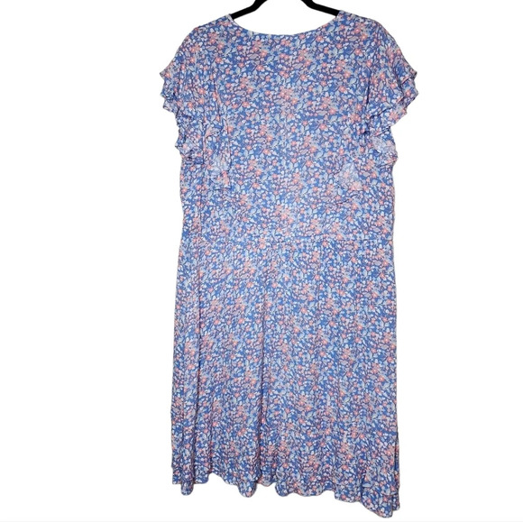 NWT Lane Bryant ditsy floral dress with pockets. stretch waist. Size 20 - Picture 10 of 16